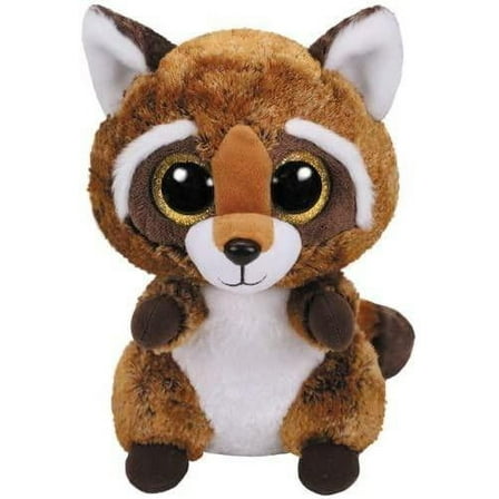 TY Beanie Boos - RUSTY the Raccoon (Glitter Eyes) (Medium Size - 9 inch)