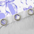 thumbnail image 4 of Manfei Kawaii Bow Personalized Initial J Blackout Curtains Set of 2 (52x84 Each) for Girls,Polka Dots Bowknot Alphabet Window Curtains for Kids Teens,Ultra Soft Home Decor, 4 of 6