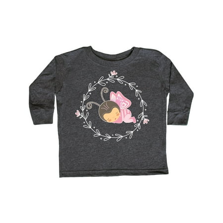 

Inktastic Baby Girl Clothes Butterfly Gifts Gift Toddler Toddler Girl Long Sleeve T-Shirt