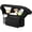 Black, variant on Universal Stroller Organizer with Insulated Cup Holder Detachable Phone Bag and Shoulder Strap,Stroller Bag Caddy Organizer Fits for Uppababy,Baby Jogger,Britax Strollers