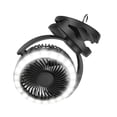 thumbnail image 2 of Soidarity Ventilador para acampar de 10000 mAh con luces USB Recargable Clip en ventilador con gancho para colgar Ropa Deportiva, Zapatos Soidarity OD012966-00, 2 of 6