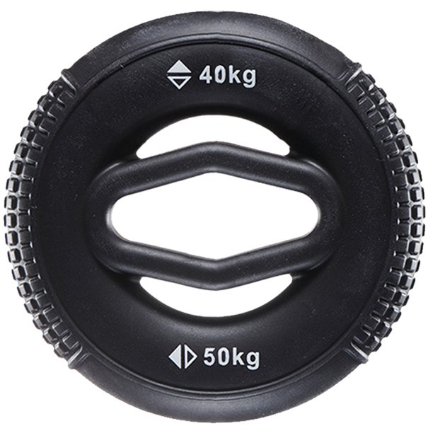 Fortalecedor agarre barra paralela Entrenamiento fuerza del brazo Fortalecedor agarre barra paralela hueca Anillo agarre silicona para fitness doble fuerza (negro 40-50 kg)