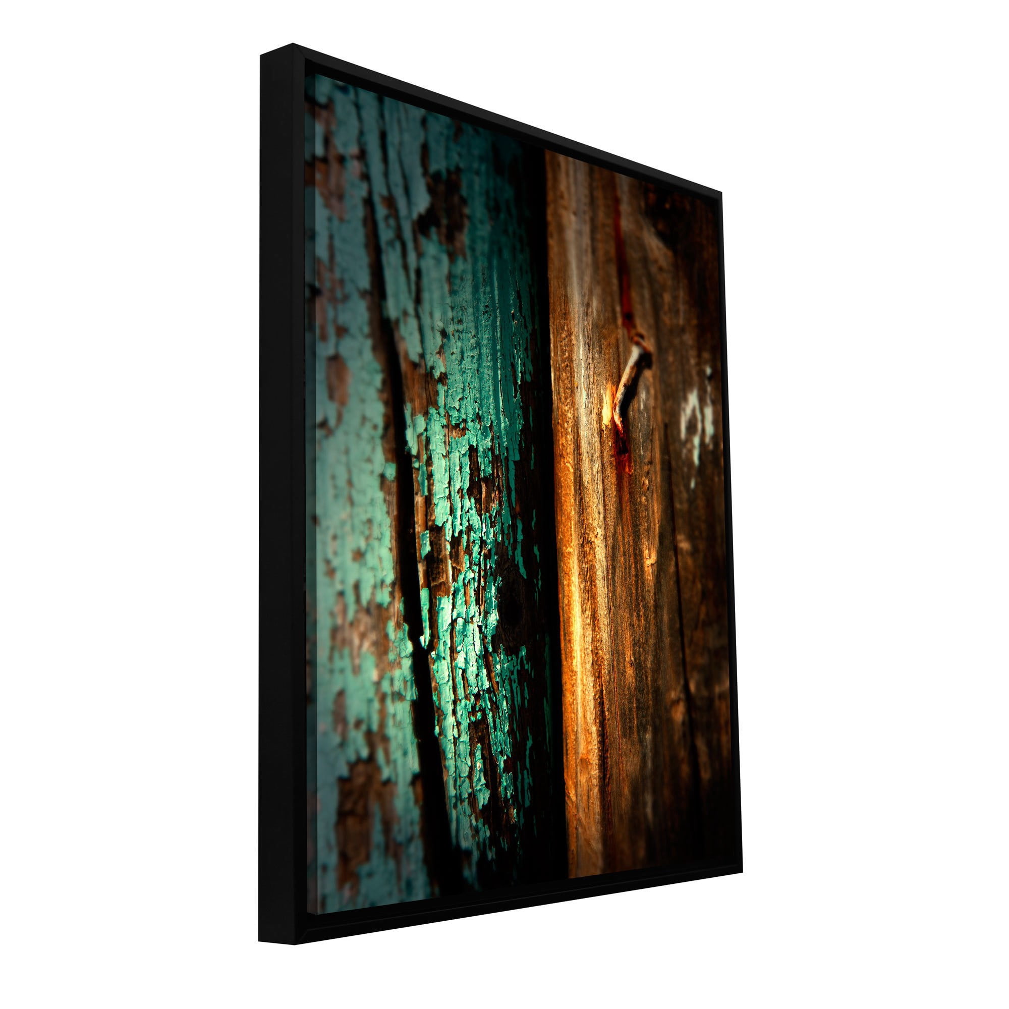 Mark Ross "Wood And Nail" Floater-Framed Gallery-Wrapped Canvas