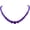 Violet, variant on Women's Graduated Necklace Chalcedony Agate Gemstone Beads Strand 18 Inches[z6192]