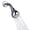 Chrome, variant on JoyRain T1081 2.5" 1.75 GPM High-Pressure Fixed Showerhead with Flange and 6-Inch Shower Arm, Anti-Clog, Anti-Leak, Chrome