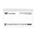 thumbnail image 5 of Thermaltake Toughpower GT Snow 750W - Snow - Internal - 120 V AC, 230 V AC Input - 3.3 V DC, 5 V DC, 12 V DC, -12 V DC, 5 V SB Output - 750 W - Active PFC - 1 +12V Rails - PCI Express Connector - 1..., 5 of 6