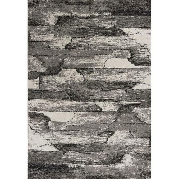 5 ft. 3 in. x 7 ft. 7 in. Polypropylene Grey Area Rug