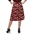 thumbnail image 3 of Moomaya Jupe Imprimée pour Femmes en Poly Spandex Tenue Décontractée Jupe d'Été pour Filles, 3 of 5