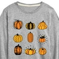 thumbnail image 3 of Instant Message - Fall Pumpkin Mania - Toddler & Youth Long Sleeve Graphic T-Shirt, 3 of 6