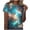 Purple B, variant on Women's Galaxy Graphic Crewneck Tee - Casual Space Print Short Sleeve Tshirts Top for Summer & Festival Women Space Shirt