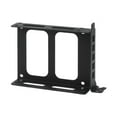 thumbnail image 1 of Soporte de montaje doble para SSD, bandeja para disco duro de 2,5", soporte para SSD, bahía para unidad HDD, fácil de instalar, montaje metálico Negro, 1 of 8