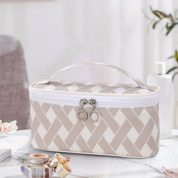 SPOORYYO Portable Makeup Bag With Large Storage Capacity Organize Essentials in High-end Travel Storage Boxes