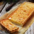 thumbnail image 4 of Professional Rectangular Tart Pan, Carbon Steel Construction, 13.7x4.3 Inch Non-Stick Long Tart Pan With Removable Loose Bottom, Fluted Edges For, 4 of 5