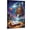 Frame-style, variant on Fantasy Space Library Canvas Wall Art Poster Dreamy Galaxy Landscape Pictures for Living Room Bedroom Home Decor Inspirational Mystical Artwork Floating Castle Ocean