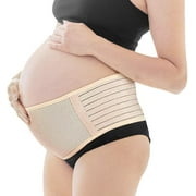 Maternity Support Belt Maternity Belt Pregnancy Abdominal Belt Supports Waist Back and Tummy / Breathable Stretchable