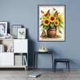 thumbnail image 7 of Diamond Art Kit for Adults, Sunflowers Butterflies Rustic Barrel Diamond Painting for Adults Beginners, DIY Diamond Art Painting Kits, 5D Diamond Painting Crafts for Home Decor 12x16 Frameless, 7 of 7