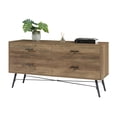 thumbnail image 6 of Gzxs Modern Mid-Century 4-Drawer Dresser Bedroom Storage Organizer, 47.24"L x 15.75"W x 23.62"H, Rustic Walnut, 6 of 9