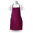 thumbnail image 3 of Natural Color Apron, Repetitive Fruit Pattern with Juicy Blackberry, Unisex Kitchen Bib with Adjustable Neck for Cooking Gardening, Adult Size, Magenta Dark Purple, by Ambesonne, 3 of 4