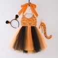 thumbnail image 2 of WEAIXIMIUNG Robes pour Enfants 12-14 Ans Été Filles Sans Manches Animaux Dessin Animé Robe Tutu en Maille Fête 2-4 Ans, 2 of 9