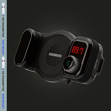 Car and Driver - Vent Mount Bluetooth FM Transmitter - Black
