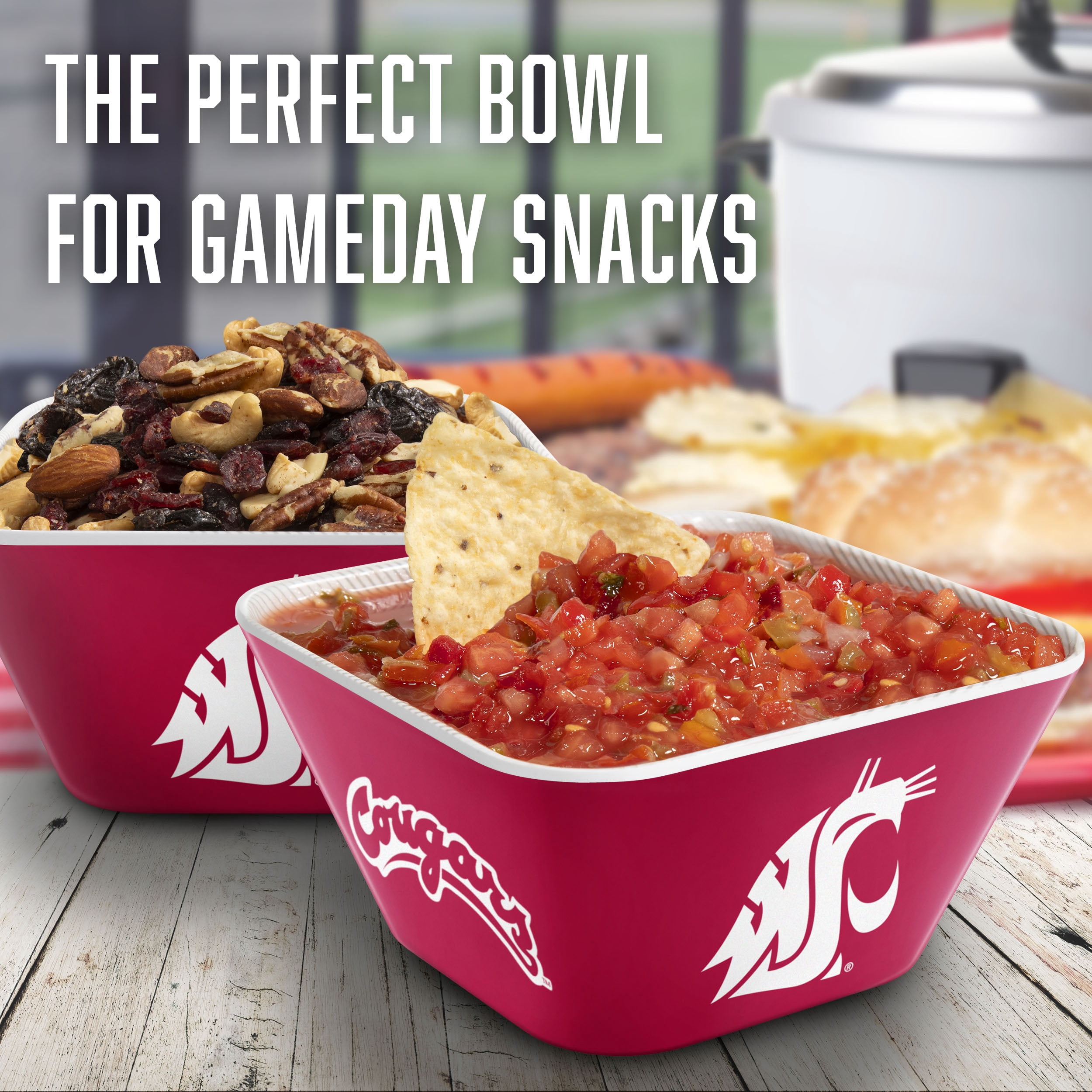 YouTheFan NCAA Washington State Cougars Small Snack Bowl