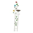 thumbnail image 2 of koolsoo Bird Bath with Plant Trellis Metal Garden Plant Support for Flower Bed Sturdy Hummingbird, 2 of 9