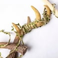 Raindrops Jute Twine with Artificial Leaf Simulation Vine Artificial ...
