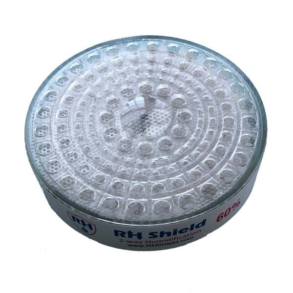 RHShield Humidity Beads 60 RH Round Humidifier for 150 Cigars or