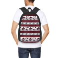 thumbnail image 3 of Balery Buffalo Plaid Forest Mochila para hombre y mujer - Tela Oxford 600D resistente - Gran capacidad, resistente al agua, ideal para la escuela, viajes y senderismo, 3 of 5