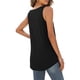 thumbnail image 1 of Túnica sin mangas con cuello redondo, túnica sin mangas plisada para mujer, túnica sin mangas básica para mujer, blusa plisada sin mangas compacta y liviana, 1 of 7