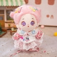 thumbnail image 3 of 1 muñeca de peluche de algodón Kawaii de 20 cm, figura de superestrella de peluche, linda muñeca de algodón de Anime que se puede cambiar de ropa, regalo para niña., 3 of 6
