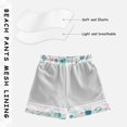 thumbnail image 5 of Kids' Beach Pants Comfortable Swim Trunks Musical Notes and Instruments Shorts for Pool Vacation and Lounge Wear 5T, 5 of 8