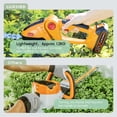 thumbnail image 3 of LUXBIRD Cordless Electric Shrub Shears, 21-Volt, 2-in-1 Hedge Trimmer and Grass Cutter, Lightweight, One-Handed Operation, IP67 Waterproof, with 2Pcs 1500mAh Rechargeable, 3 of 8