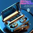 thumbnail image 1 of F9-9 TWS Bluetooth Auriculares impermeables Pantalla LED Control táctil Auriculares estéreo, 1 of 9
