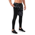 thumbnail image 4 of Mialoley Men's Fake Two-Piece Pants Double Layer Sports Trousers Athletic Stretch Workout Joggers Quick Dry Slim Run Sweatpants, 4 of 9