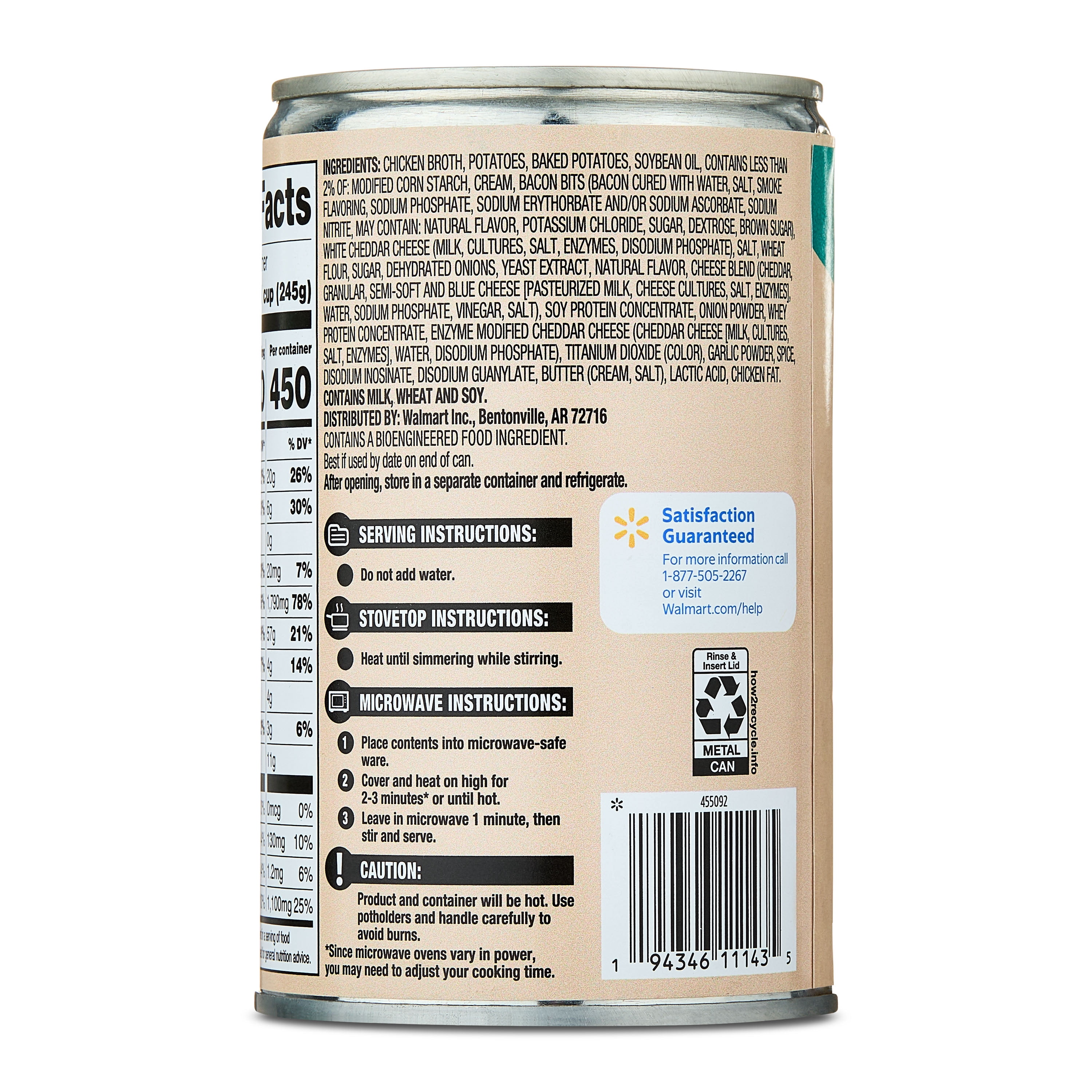 Great Value Chicken Noodle Soup, 18.6 oz Can