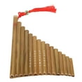 thumbnail image 3 of Chinese Traditional Musical Instrument Pan Flute 15 Pipes G Key Chinese Traditional Musical Instrument Panpipes Woodwind InstrumentLeft Hand, 3 of 8