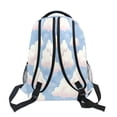 thumbnail image 5 of Blue Sky and White Clouds Stylish Large Backpack 15L Self-Standing Durable Twill for School, Office and Travel Use, 5 of 9