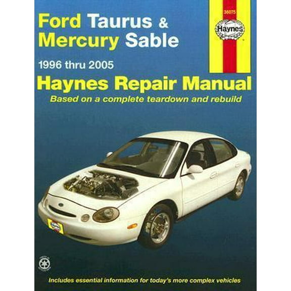 Pre-Owned Ford Taurus & Mercury Sable, 1996-2005 (Hayne's Automotive Repair Manual) (Paperback) 1563925893 9781563925894