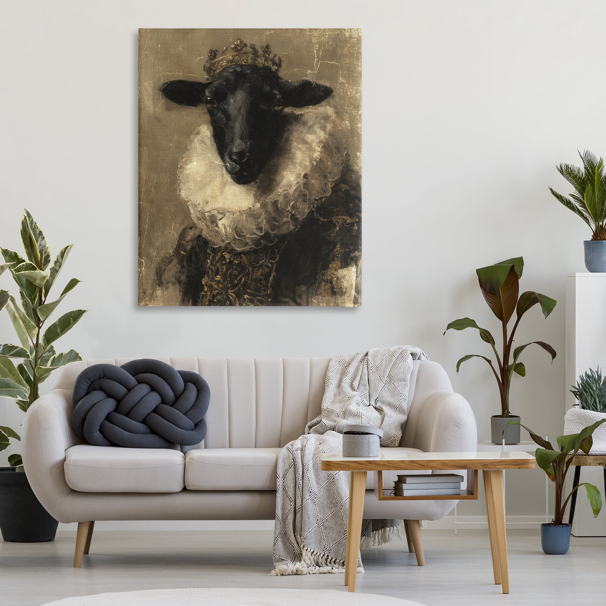 Stupell Industries Noble Ram Portrait Canvas Wall Art, design by Svetlana Aleynikova