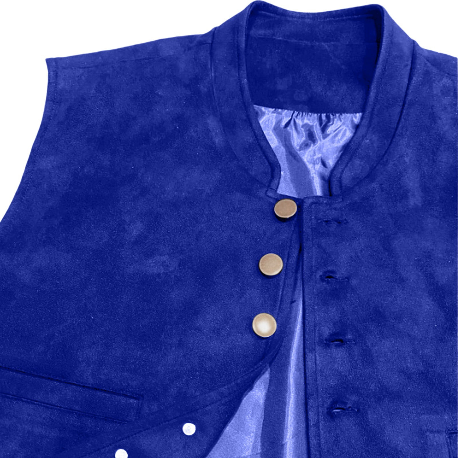 Gilet Traditionnel Homme Style Oktoberfest - Col Montant Vintage - Coupe Ajustée Sans Manches - Pour Mariage, Fête, événement