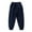 Navy, variant on Girls Boys Elasticated Waist Warm Pants Baggy Sports Sweatpants School Pe Children Loose Straight Pants Navy 2-3 Years