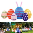 thumbnail image 4 of 4/3/2/1pcs 16 Inch Easter Eggs Inflatables Eggs Inflatable Outdoor Decorations Happy Easter Decorations Easter Blow Ups for Yard Patio Garden Celebration Holiday Party Decor, 4 of 9