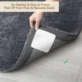 thumbnail image 3 of CHUANK Rug Pad Gripper for Hardwood Floors  Washable Non Slip Rug Pads Grippers for Area Rugs  Grip Rug Corners to Prevent Sliding 8PCS/White, 3 of 6