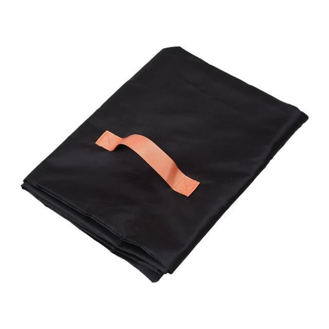 Bolsa de lavandería extragrande con cordón y asas para empacar y guardar ropa. Mango naranja