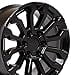 thumbnail image 2 of 18" Replica CV35 fits GMC Sierra 18x8.5 Black, 2 of 3