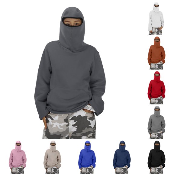 LIUYUNNN Girls Boys Hooded Sweatshirt With Soft Warm For Kids Casual Outerwear And Comfort Big Boy Hoodie, Size 15-16 Years