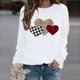 thumbnail image 1 of Pntutb - Blusa holgada con estampado de amor de manga larga para mujer Pntutb Pntutb-6085, 1 of 1