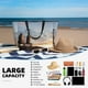 thumbnail image 5 of Fotbe Elephant Giraffe Bolsa de Viaje para Playa - Resistente al Agua, Bolsa Tote de Gran Capacidad y Ligera con 7 Bolsillos para Mujeres y Hombres, 5 of 7