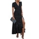 thumbnail image 1 of Vestido PRETTYGARDEN Cruzado Maxi de Lunares con Escote en V XXL, 1 of 7